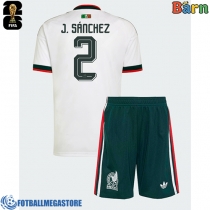 Fotballdrakt Barn Mexico Jorge Sanchez #2 Bortedraktsett VM 2026 Kortermet (+ Korte bukser)